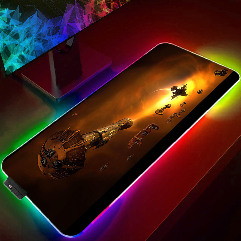 Laptop Accessories Online - Tapis de souris RGB Gamer, grands