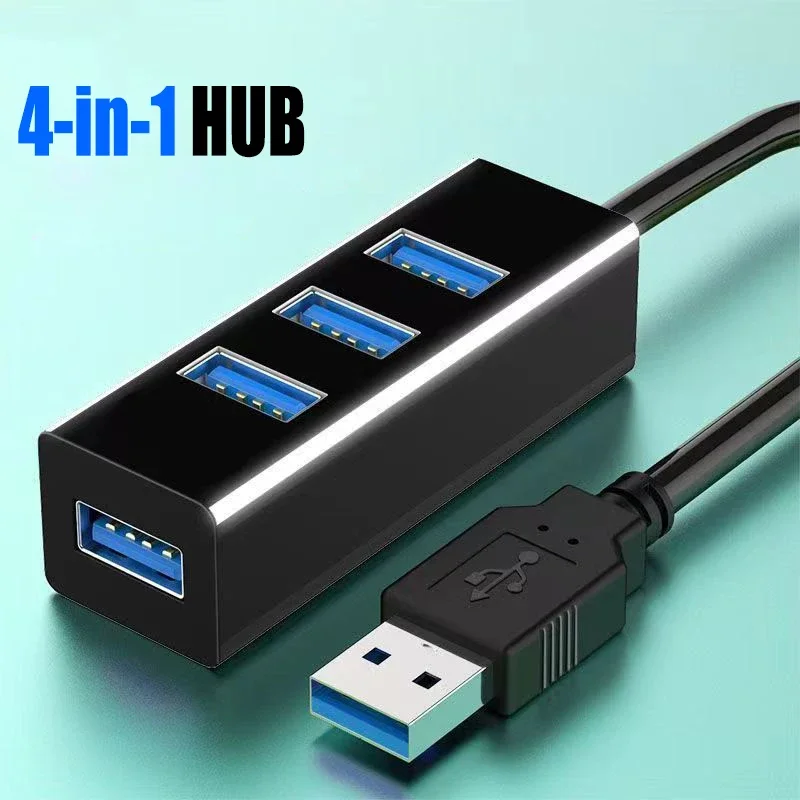 Laptop Accessories All In One - Mini concentrateur USB 2.0 à 4