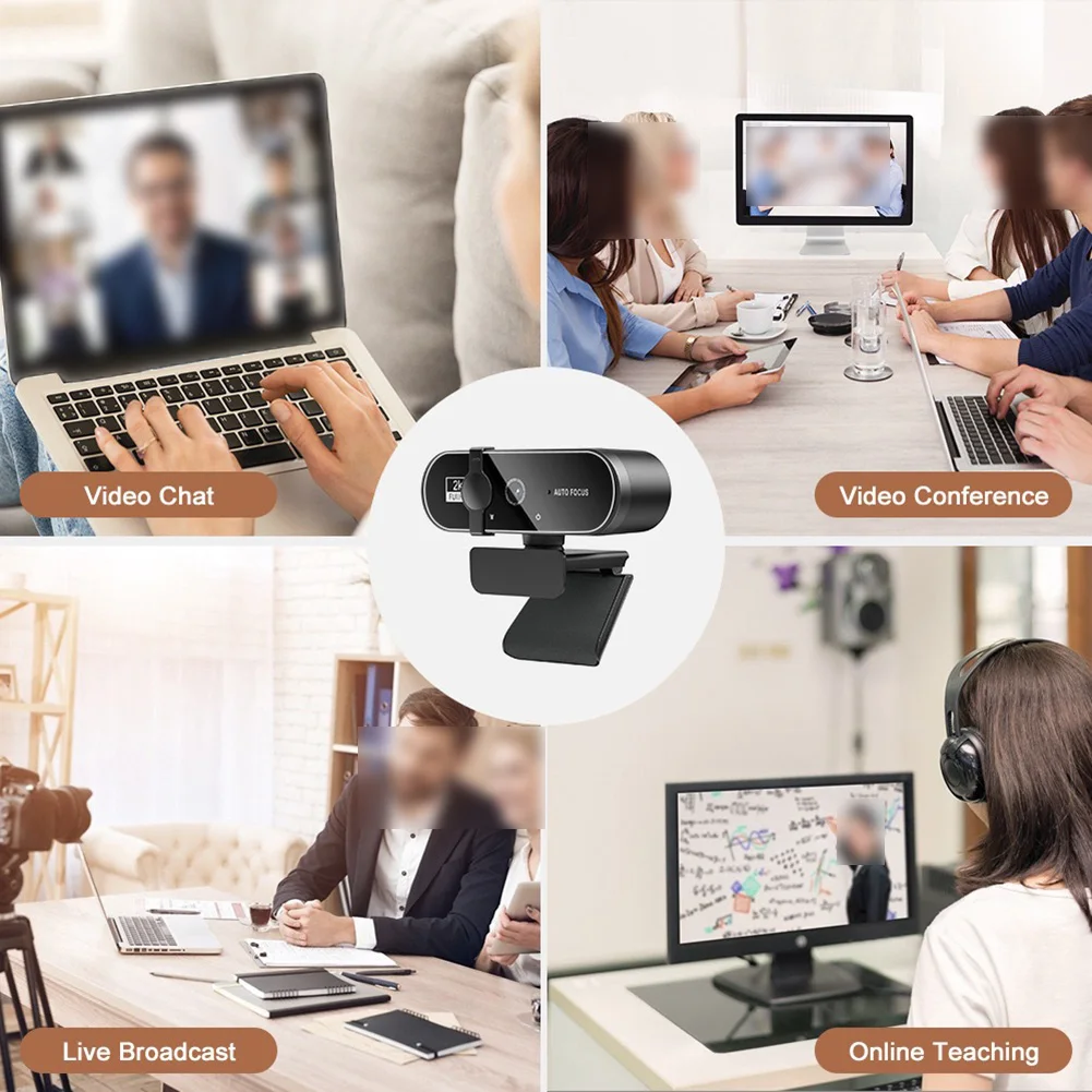 Laptop Accessories Online - Webcam HD 4K pour cours en