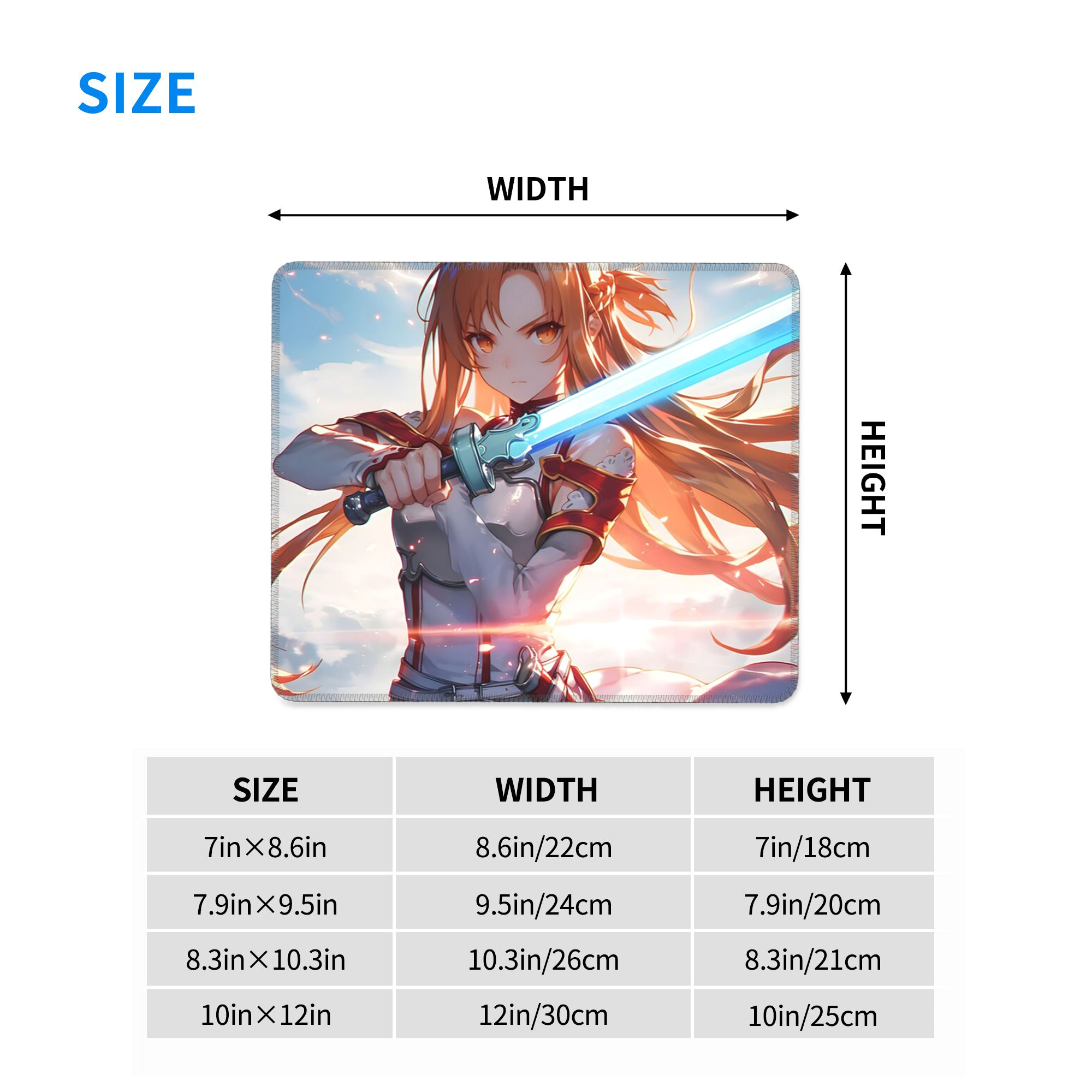 Tapis de souris Sword Art Onli - Laptop Accessories Online avis et prix
