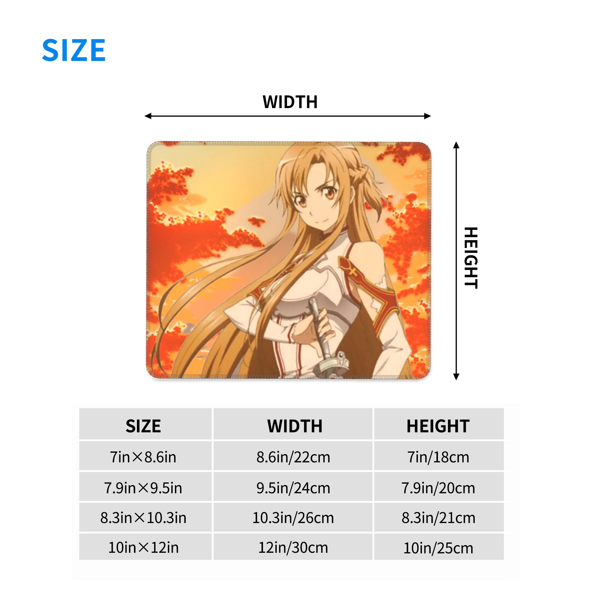 Tapis de souris Sword Art Onli - Laptop Accessories Online avis et prix