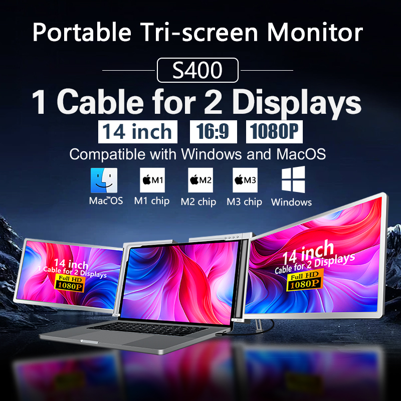 14 pouces Double moniteur Port - Monitor Portable Usb avis et prix