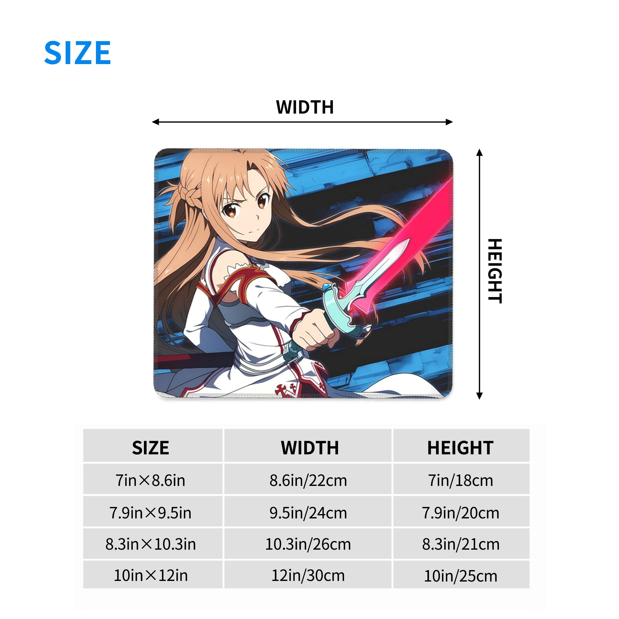 Tapis de souris Sword Art Onli - Laptop Accessories Online avis et prix