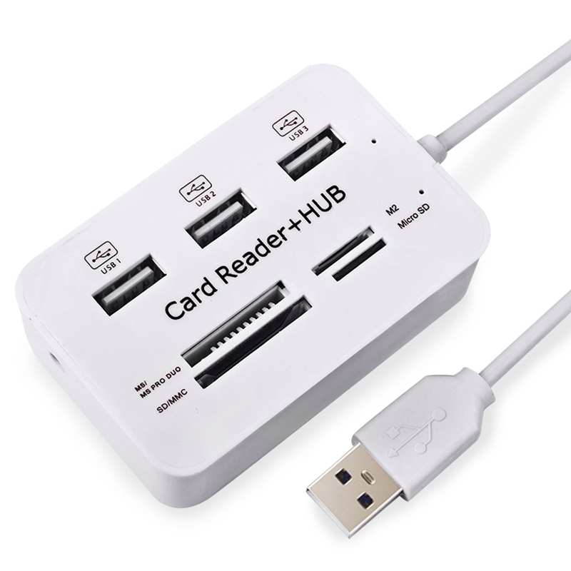Hub USB 2.0 3 Ports TF, emplac - Laptop Accessories All In One avis et prix